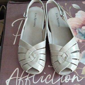 Kim Rogers Beige Women's Sandals